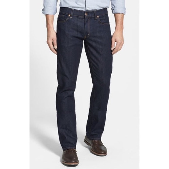 Fidelity Other - Fidelity Denim Men’s Impala Stretch Dark Blue Town Rinse Straight Leg Jeans EUC